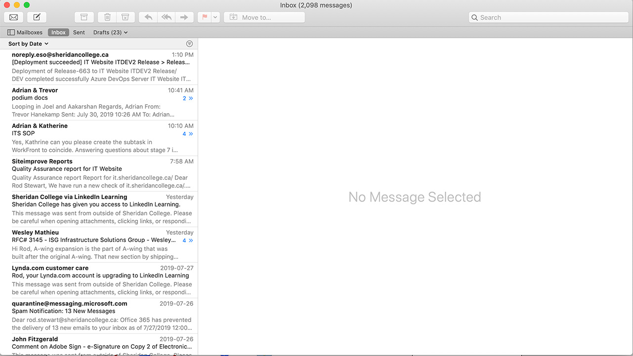 best email app macos