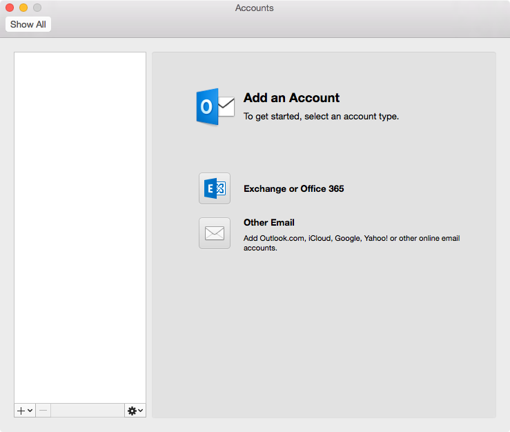 Deshabilitar Outlook 2016 para Mac Add Ins