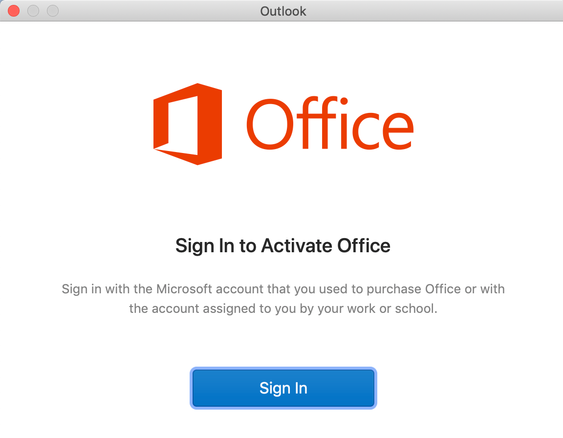 outlook for mac 2016 office365